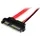 Startech ST SLSATAADAP6 - Kabel slim SATA Bu. > SATA ST., 15 cm, rot