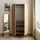 lookway Kleiderschrank HARMONY 100 x 202 x 52 cm Braun
