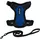 Best Pet Supplies Voyager Step-in Lock Katzengeschirr und reflektierende Katzenleine mit Neoprengriff by Best Pet Supplies - Für kleine, mittelgroße und große Katzenrassen, Königsblau / Schwarz, size XXS - 1,5 m