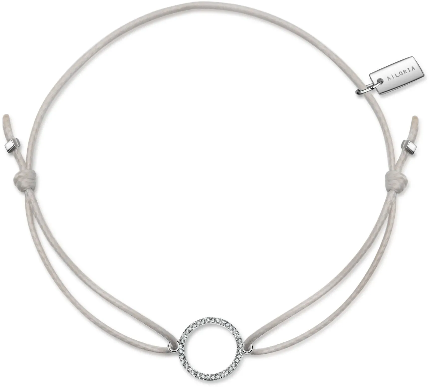 AILORIA Armband »Armband beige/silber LAURE« AILORIA silber