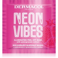 Dermacol Botocell Dermacol Neon Vibes Illuminating Peel-Off Mask Gesichtsmaske für strahlende Haut 8 ml für Frauen