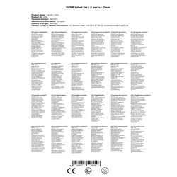 CO2-Schlauchtüllenset, 8 Teile - 7mm