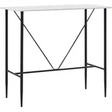 vidaXL Bartisch 120 x 60 x 110 cm Weiß