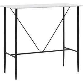 vidaXL Bartisch 120 x 60 x 110 cm Weiß