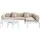 Beliani Rasiglia Loungeset 5-Sitzer beige