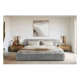Konsimo Polsterbett ¦ grau ¦ Maße (cm): B: 230 H: 88