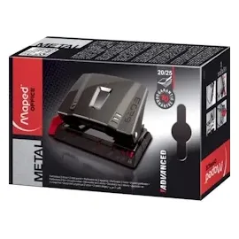 Maped M620311 Locher Advanced aus Metall, 25 Blatt, grau-metallic