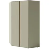beautysofa Eckschrank 95 x 195 x 95 cm Grün