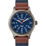 Timex Herren Analog Klassisch Quarz Expedition Scout 40 mm Uhr mit Stoff Armband TW4B14100