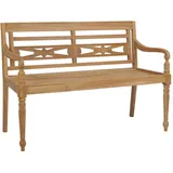 vidaXL Batavia Gartenbank 120 cm Teak