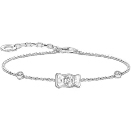 Thomas Sabo Armband mit Goldbär silberfarben A2203-051-21-L19V Größe 19