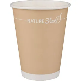 Nature Star Kaffeebecher Papier 300 ml 50 St. Braun