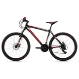 KS-Cycling KS Cycling Mountainbike Hardtail 26 Zoll Sharp schwarz-rot