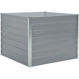 vidaXL Hochbeet 100 x 100 x 77 cm Grau