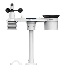 Bresser 7-in-1 Ersatz-Funksensor für 4CAST WLAN Wetterstation Außensensor Temperatur Luftfeuchtigkeit Wind Regen UV Solar