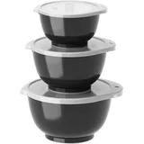 rösti Rosti Margrethe Mini-Schüssel-Set, 0,25 + 0,75 L, Carbon Black (6er-Set)