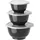 rösti Rosti Margrethe Mini-Schüssel-Set, 0,25 + 0,75 L, Carbon Black (6er-Set)