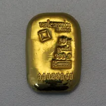 Valcambi Goldbarren VALCAMBI gegossen