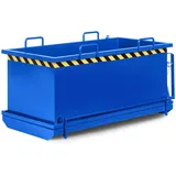 RR Industrietechnik RR-Industrietechnik® Klappbodenbehälter Typ RKB, Volumen 0,75 m3, RAL 5010 enzianblau