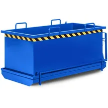 RR Industrietechnik RR-Industrietechnik® Klappbodenbehälter Typ RKB, Volumen 0,75 m3, RAL 5010 enzianblau
