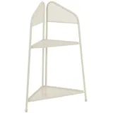 Garden Pleasure Eckregal Ekko 48 x 27 x 100 cm Beige