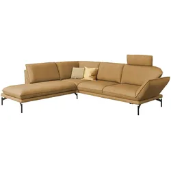 himolla Ecksofa  1478 ¦ gelb ¦ Maße (cm): B: 275 H: 87