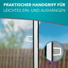 APANA Insektenschutz Fenster 40 x 60 cm braun