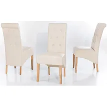 Home Affaire Stuhl »Chris« (Set) 2 Stk.im 2er, 4er oder 6er-Set Home affaire Kunstleder creme +