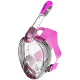 Seacsub Granfacial Libera Junior Schnorchelmaske - Transparent Pink / Pink - +6 Jahre