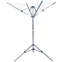 Wiltec Mobile Wäschespinne mit 4 Armen 16 m Wäscheleine