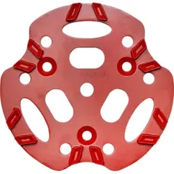 Roll Diamantscheibe 250mm V12 rot 12 Segmente in V-Anordnung