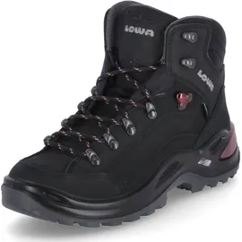 Lowa Renegade GTX Mid Damen Schwarz/Pflaume 41