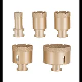 MSW - Diamantbohrkronen für Winkelschleifer 20/35/40/50/68 mm + Trennscheibe 115 mm