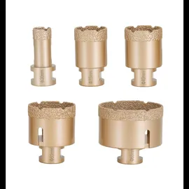 MSW - Diamantbohrkronen für Winkelschleifer 20/35/40/50/68 mm + Trennscheibe 115 mm