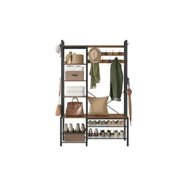 Möbel Kraft Kompaktgarderobe Dacey 120 x 190 cm Braun