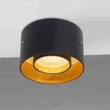 Oligo Trofeo Deckenleuchte schwarz matt/blattgold