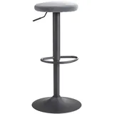 FineBuy Barhocker Samt Hocker Stoff / Metall Design Bistrohocker 100 kg Drehbar