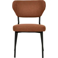 Essentials Duko Stapelstuhl mit Bezug, – braun,