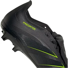 adidas Predator League Fold-Over Tongue FG/MG Herren Core Black/Carbon/Lucid Lemon 42