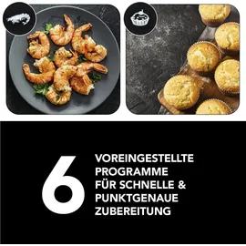 GOURMETmaxx Heißluft-Fritteuse schwarz