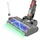 jnylyfc Bürste für Dyson V12 Detect Slim V10 Digital Slim Staubsauger, Zubehör Bodenbürste mit LED-Leuchten, Ersatzteile Ersatzbürste mit Direktantrieb, Aufsatz mit Schnellspanner für Hartboden und Teppiche