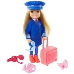 MATTEL GTN86 GTN90 Barbie Chelsea Pilotin Puppe