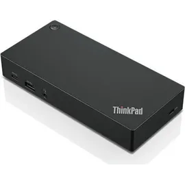 Lenovo 03X7609, Verkabelt, USB 3.2 Gen 2 (3.1 Gen 2) Type-A, 3,5 mm, Schwarz,