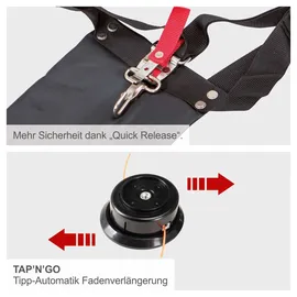 SCHEPPACH 5in1 Benzin Motorsense MTC42-5P