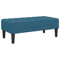VidaXL Bank Blau 113x57x39 cm Samt