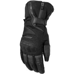 Rusty Stitches Phoebe Wasserdichte Damen Motorrad Handschuhe, schwarz, Größe XS