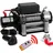 Rotfuchs Elektrische Seilwinde 12v mit Funkfernbedienung – 5909 kg 13000 lbs, 6 PS Power Offroad 4x4 Motorwinde Bergewinde Forst Seilzug mit Stahlseil
