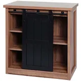 Mendler HWC-K75 Kommode 84x80x40cm braun