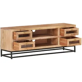 vidaXL TV-Schrank 110x30x40 cm Akazie Massivholz