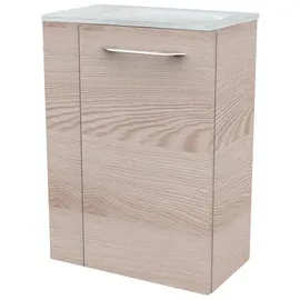 Fackelmann Waschbeckenunterschrank 44 x 60 x 24,3 cm Braun